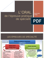 Oral Epreuve Pratique 2017