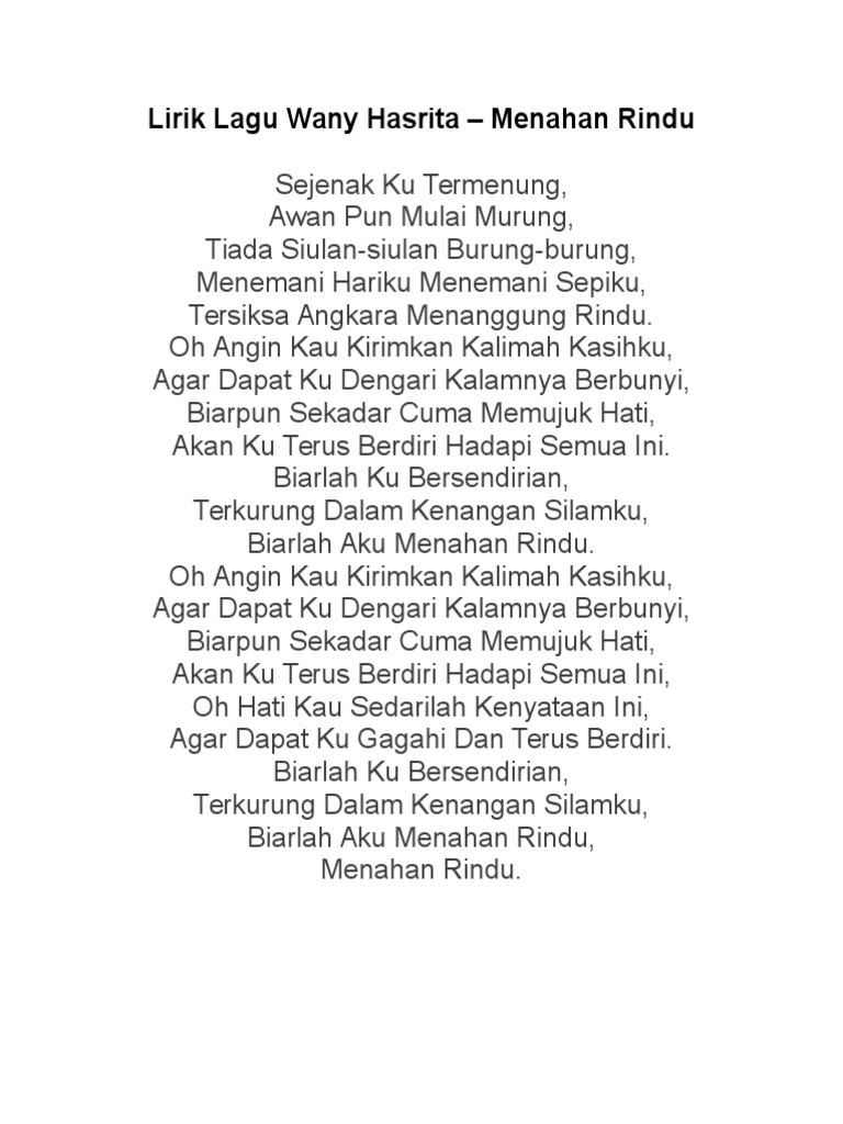 Lirik Lagu Kumpulan Lan Pdf