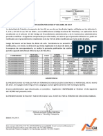 Notificación por aviso N° 020 abril de 2017