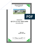 Chuyên Đề 3 Quản Lý Sự Thay Đổi