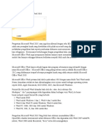 Artikel Microsoft Word 2010