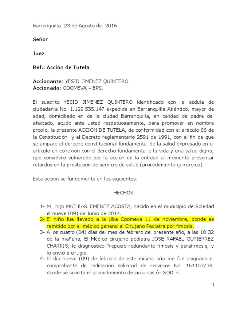 Modelo De Carta Para Solicitud De Pago De Incapacidad