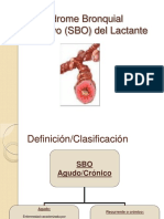 Síndrome Bronquial Obstructivo del Lactante: Definición, Clasificación, Presentación Clínica y Tratamiento