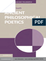 Ancient Philosophical Poetics