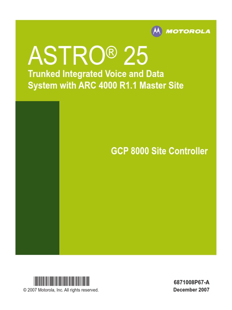 GCP 8000 Site Controller PDF | PDF | Copyright | Trademark