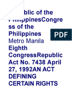 Republic of The PhilippinesCongress of The Philippines