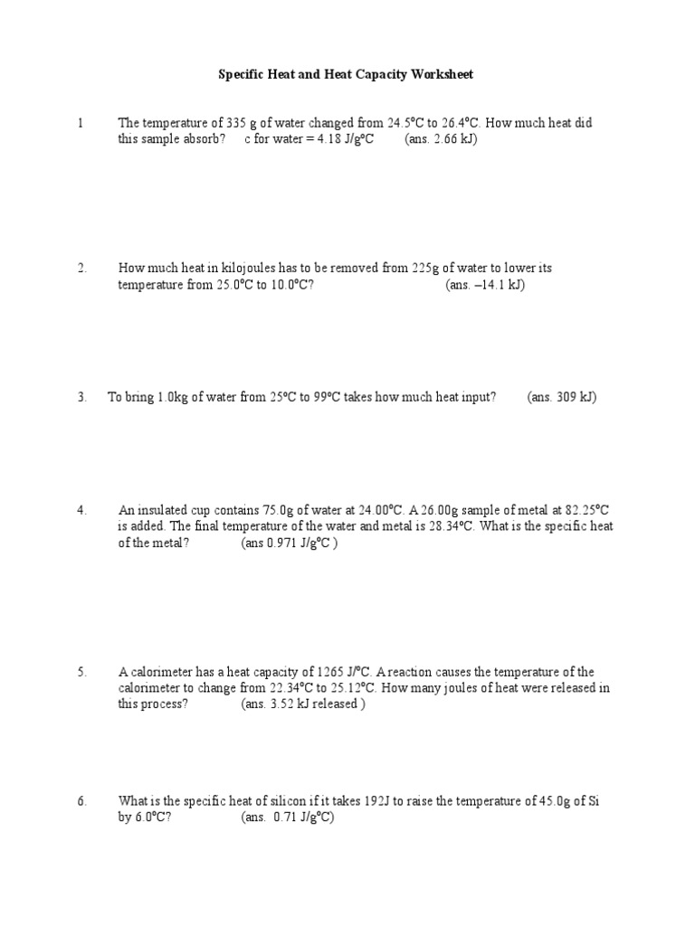 specific-heat-capacity-worksheet-pdf-precipitation-chemistry-heat