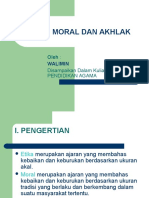 Etika Moral Dan Akhlaq