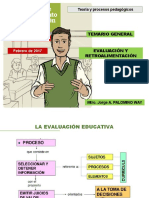 Temario General Evaluación Y Retroalimentación: Teoría y Procesos Pedagógicos