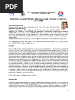 Bertollo -Benefícios Da Incorporação Da Borracha Em Pavimentos