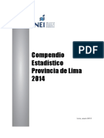 Compendio Estadístico Lima 2014