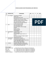 Formulir Tilik Pencegahan Dan Pengendalian Infeksi