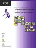 Training Development Manual - -With Cover
