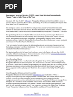 Spartanburg Marriott Receives ELITE Award from Marriott International - Named Property Sales Team of the Year