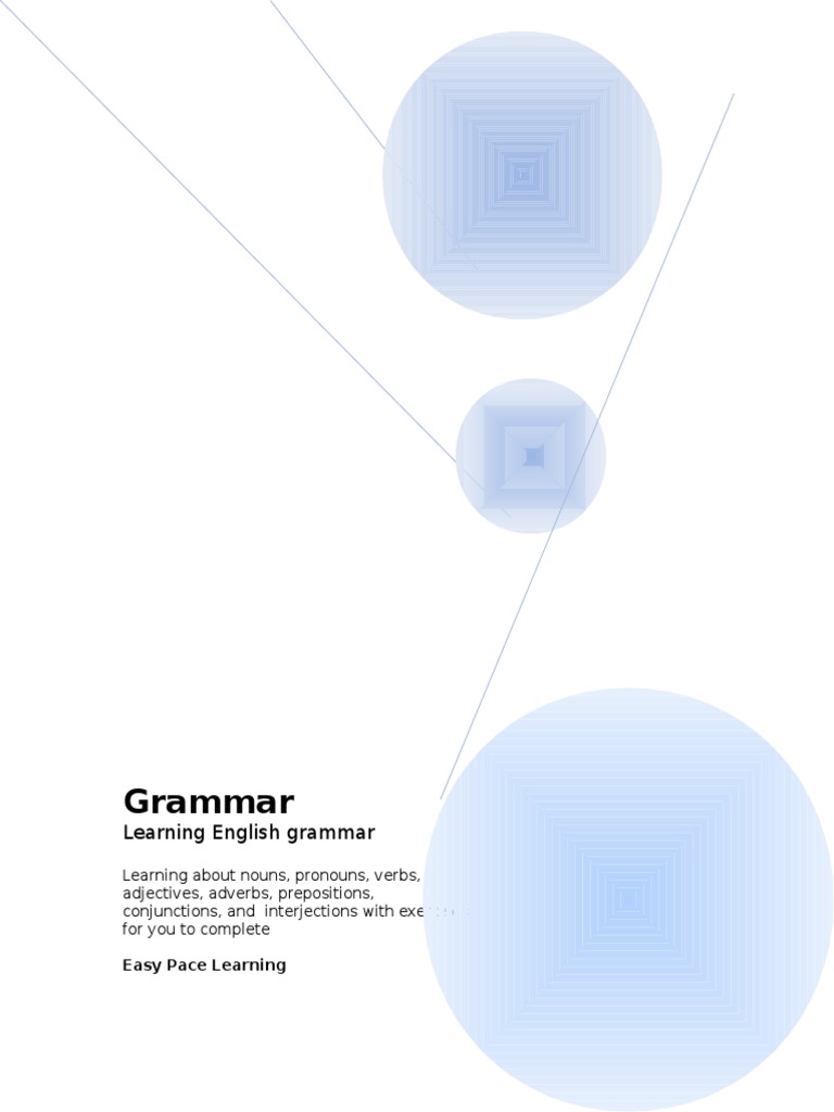 English Grammar Basics and Exercises | PDF | Language Arts & Discipline