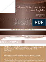 Information Disclosure as Human Rights