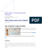 Sbi Loan Scheme for Student