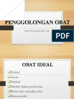 Pertemuan II Penggolongan Obat