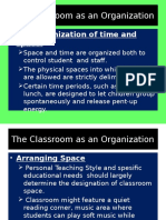 The Classroom As An Organization