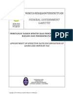 Pub - 20140630 - P.U. (B) 320-Penetapan Tarikh Efektif Bagi Pengenaan Cukai Barang Dan Perkhidmatan PDF