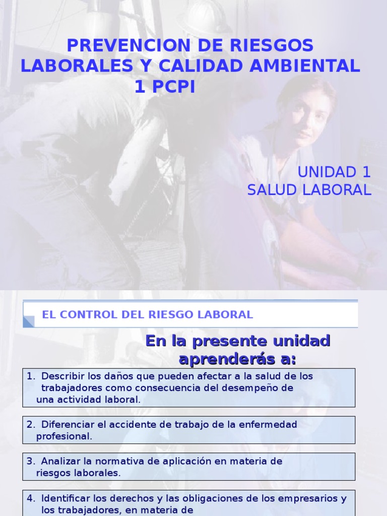 Prevención de Riesgos Laborales | PDF | Seguridad y salud ocupacional ...
