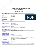 Ficha de Informação de Graxa Utilizada para Tratores