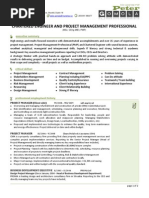 Download Chartered Engineer and Project Management Professional CV by Peter Gomola SN34850464 doc pdf