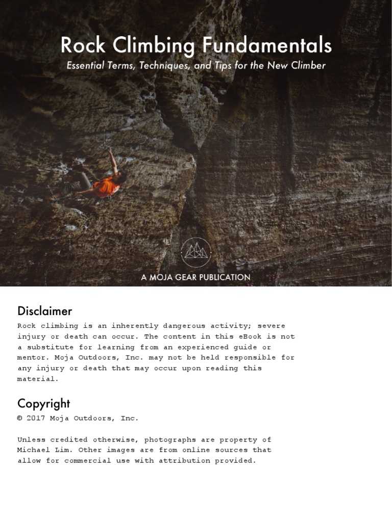 Rock Climbing Fundamentals PDF | PDF
