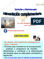 ALIMENTACIÓN COMPLEMENTARIA