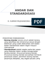 Standar Dan Standardisasi