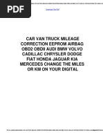 Car Van Truck Mileage Correction Eeprom Airbag Obd2 Obdii Audi BMW Volvo Cadillac Chrysler Dodge Fiat Honda Jaguar Kia Mercedes 9658change The Miles or KM On Your Digital - PD