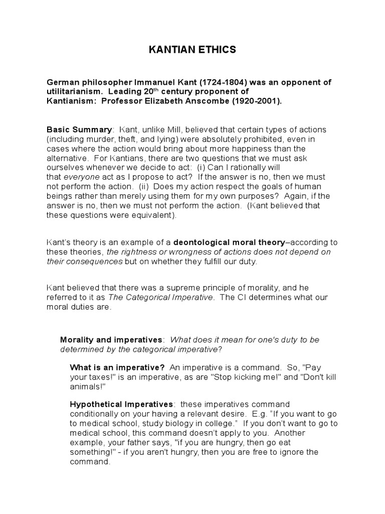 The Two Shopkeepers Kantian Ethics And Consequentialism Southasianmonitor Net