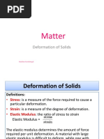 Deformation of Solids