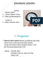 Variasi Tekanan Udara dan Faktor yang Mempengaruhinya