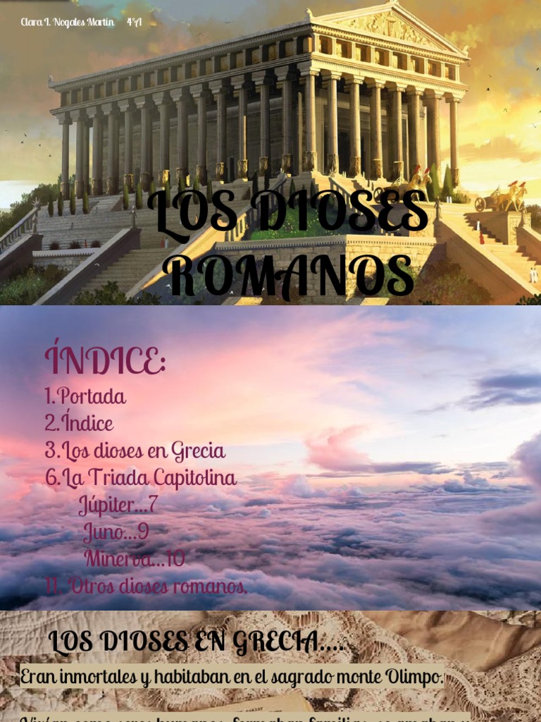Principales dioses romanos y sus rasgos | PDF | Mitología romana ...