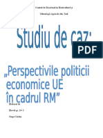 Studiu de Caz. Perspectivile Politicii Economice i