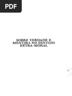 Sobre a Verdade e a Mentira No Sentido ExtraMoral - Friedrich Nietzsche