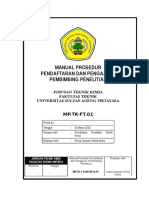 Manual Prosedur  Pendaftaran dan Pengajuan    Pembimbing_MP-TK-01_20 maret_2.docx