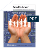 Handout a Need to Know Enhancing Adoption Competence Among Mental Health Professional