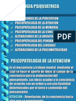 Psicopatologia de La Atencion