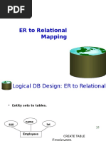 ER To Relational Mapping