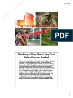 Psychological Aspects of Survival