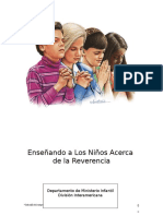 Enseñando a los niños sobre reverencia