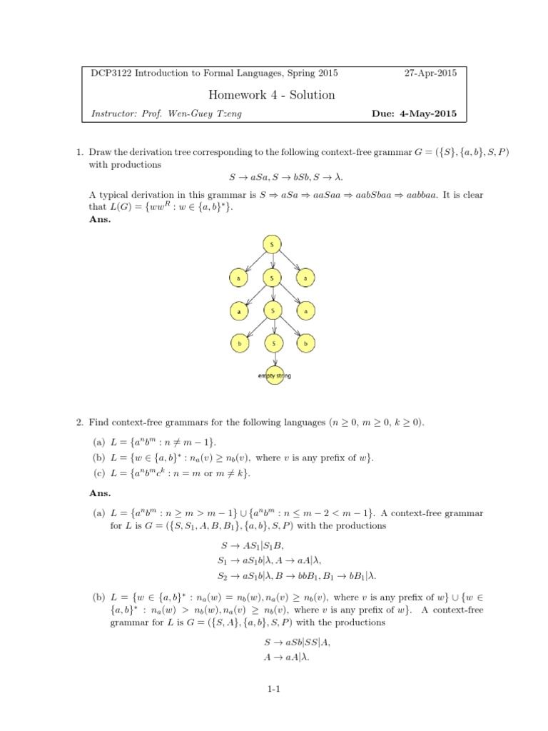 CFG 2 | PDF | Theoretical Computer Science | Language Mechanics