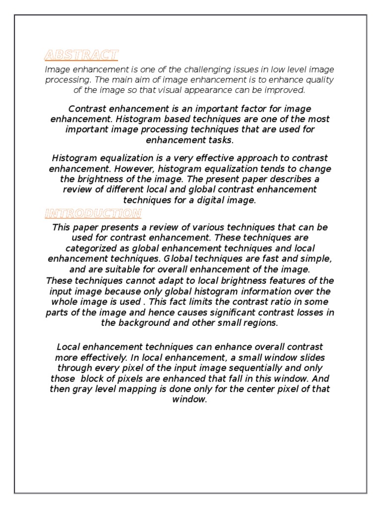 Abstract Image Processing Imaging