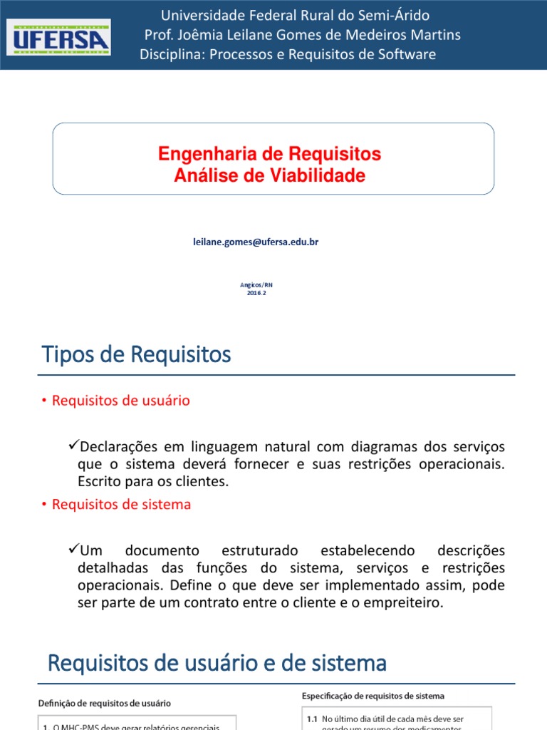 Aula 11 - Processos e Requisitos de Software PDF | PDF