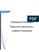 Razones y Análisis Financieros 