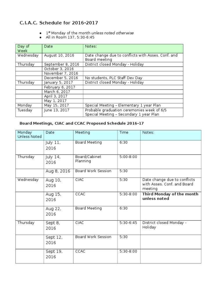 Ciac Ccac sbmtngs16-17 Docx 1 | PDF