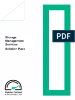 Storage Management Services Solution Pack V1 0