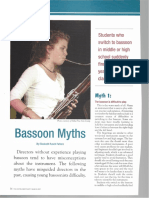 Bassoon Myths